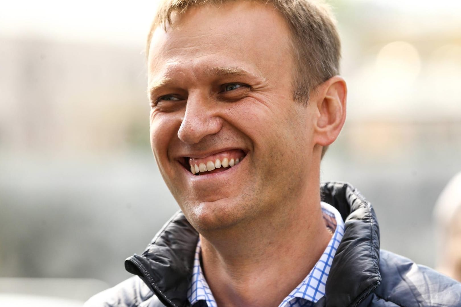 Der russische Oppositionelle Alexej Nawalny: "Zurück nach einer 30-tägigen Geschäftsreise"