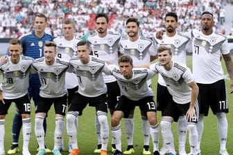 Die deutsche Startelf beim letzten Testspiel gegen Saudi-Arabien: In der Hierarchie stehen einige Weltmeister von 2014 ganz oben.