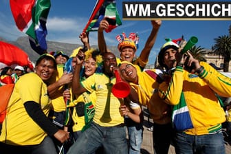 Mit den typischen Vuvuzelas machten die südafrikanischen Fans die WM zu einem besonderen Erlebnis.