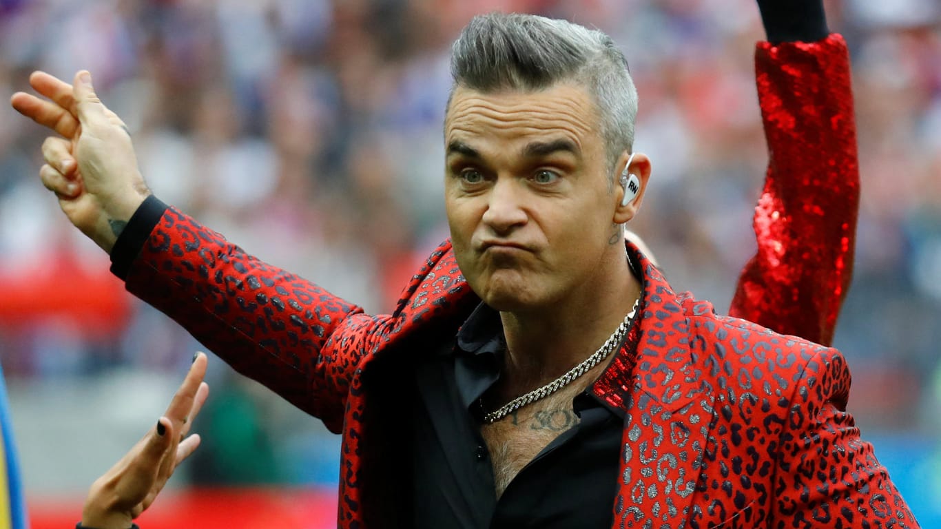 Robbie Williams: Er hat der WM den ersten Skandal beschert.