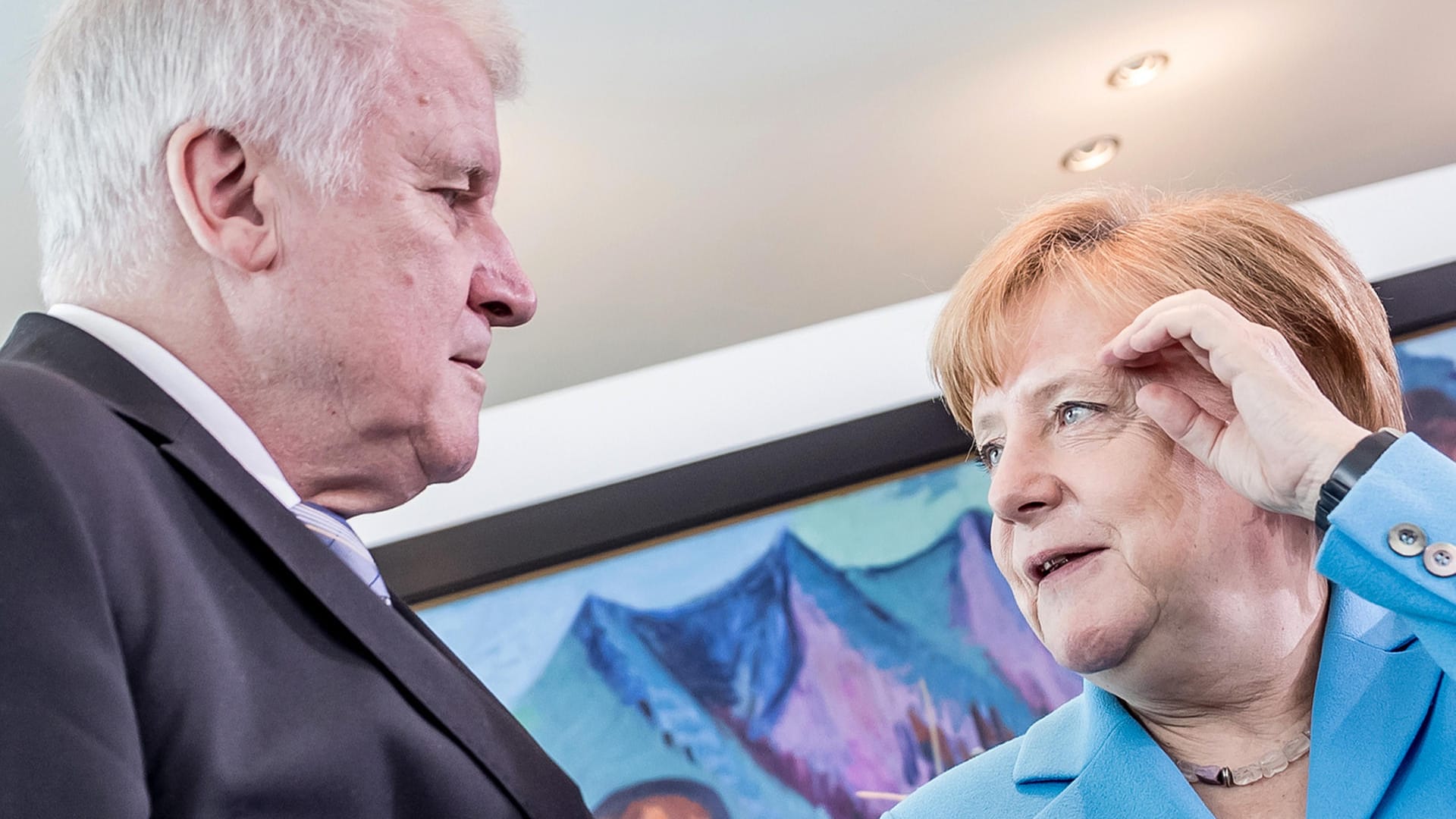 Angela Merkel und Horst Seehofer