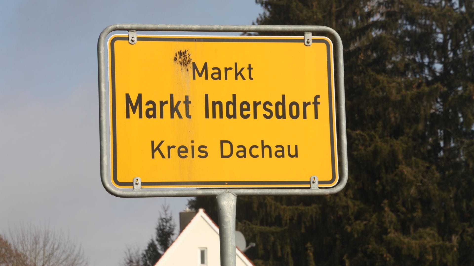 Das Ortsschild von Markt Indersdorf: Der Vorfall ereignete sich in der oberbayerischen Gemeinde.