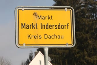 Das Ortsschild von Markt Indersdorf: Der Vorfall ereignete sich in der oberbayerischen Gemeinde.