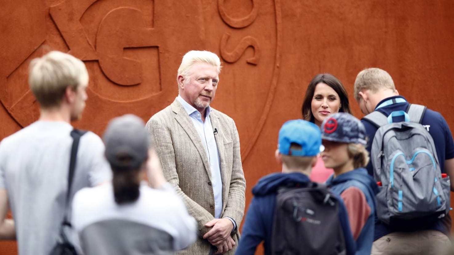 Boris Becker zuletzt bei den French Open in Paris, wo er als TV-Experte arbeitete.