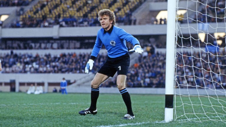 Sepp Maier beim Finalrunden-Spiel gegen Mexiko 1978, das Deutschland mit 6:0 gewann.