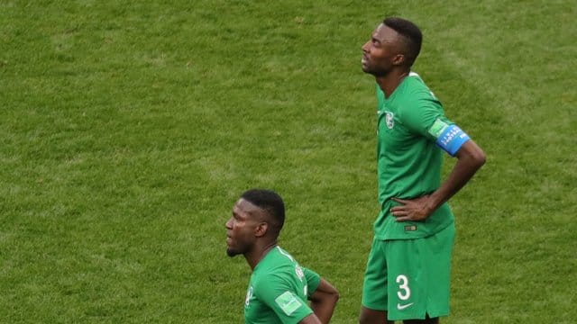 Der saudische Fußballverband ist enttäuscht vom Auftritt seiner Spieler. Der saudische Fußballverband ist enttäuscht vom Auftritt seiner Spieler.