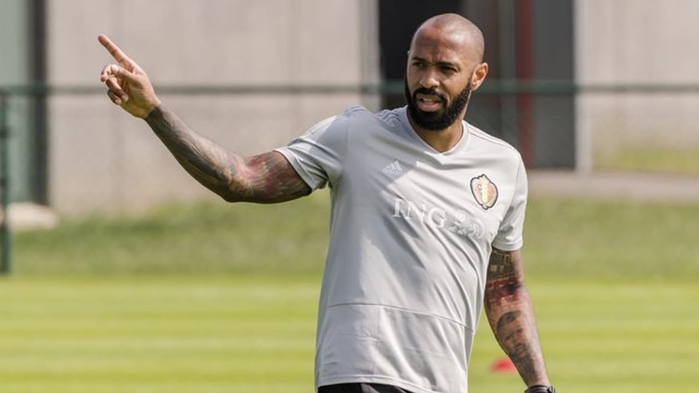 Der ehemalige Weltklasse-Stürmer Thierry Henry ist Co-Trainer von Belgien.