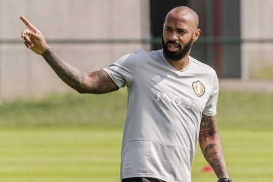 Der ehemalige Weltklasse-Stürmer Thierry Henry ist Co-Trainer von Belgien.