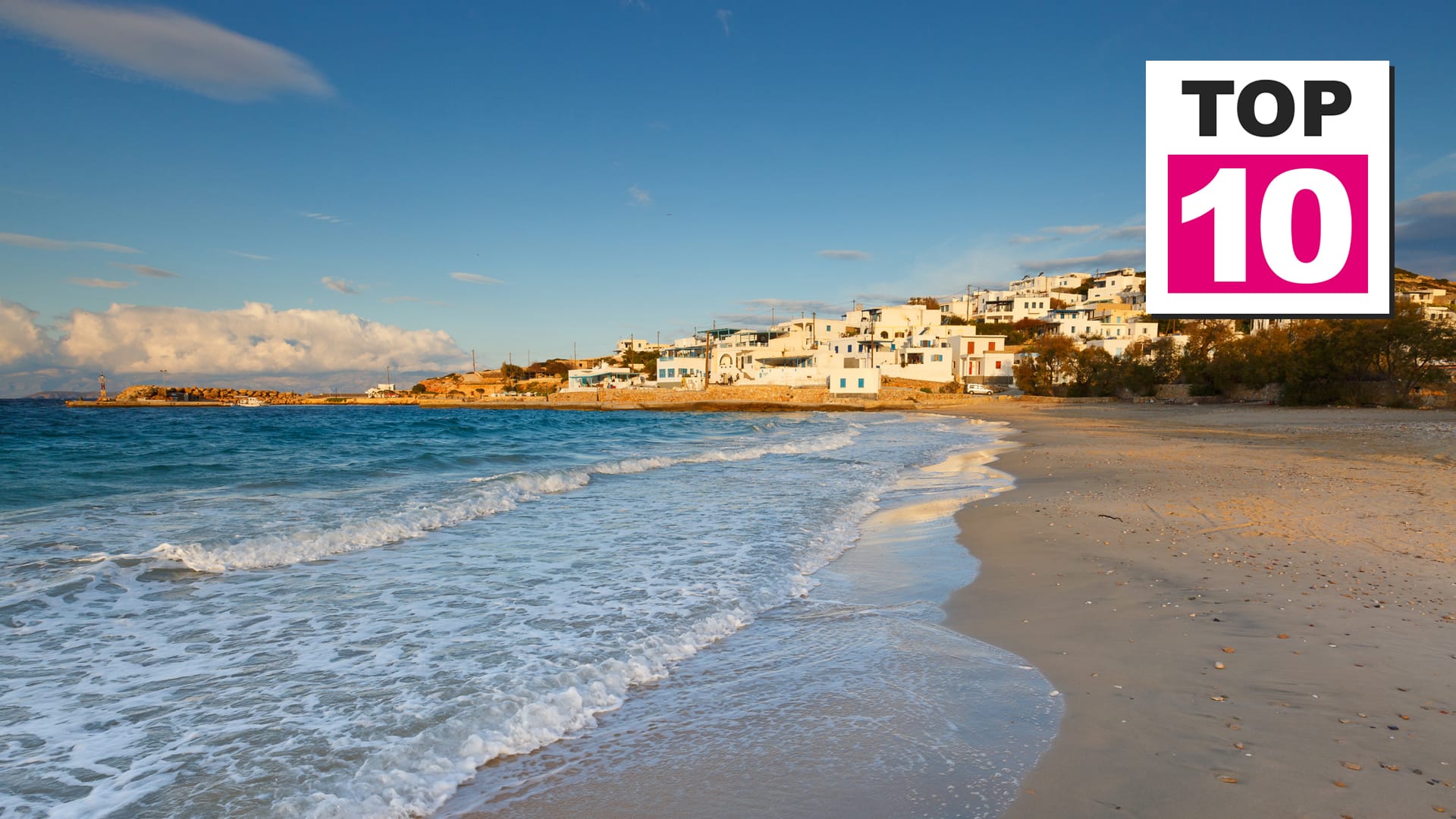 Strand auf der griechischen Insel Donousa: Hier können Besucher die Zeit schon einmal vergessen.