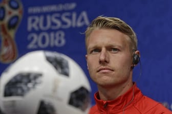 Verteidigt gegen Peru von Beginn an: Dänemarks Simon Kjaer.