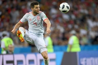 Spaniens Nacho im Spiel gegen Portugal in Aktion.