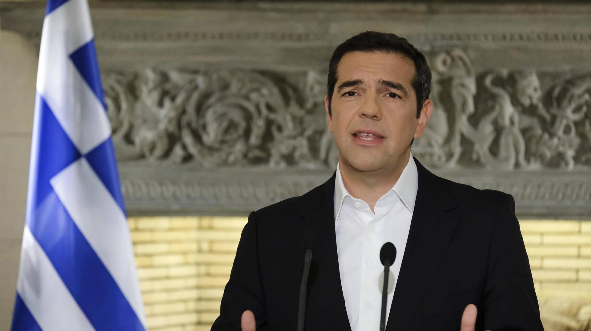 Alexis Tsipras: Der griechische Regierungschef wirbt für die von den Euro-Partnen in Aussicht gestellten Schuldenerleichterungen.