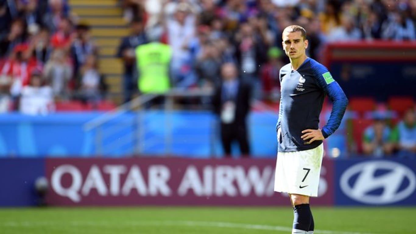 Kommt es zum Elfmeter, übernehmen die Stars die Verantwortung: Antoine Griezmann trifft vom Punkt für Frankreich.