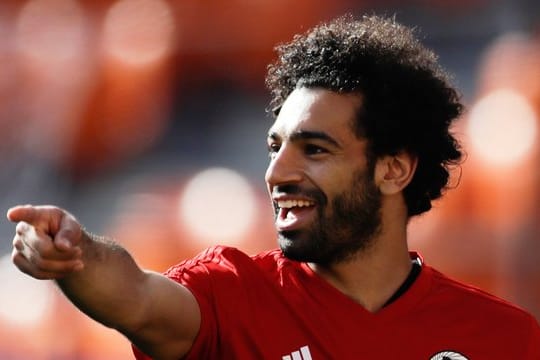 Ägyptens Stürmerstar Mohamed Salah ist bereit für seinen ersten WM-Einsatz.