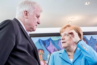 Angela Merkel (CDU) und Horst Seehofer (CSU): Der Streit zwischen der Bundeskanzlerin und ihrem Innenminister kann in Neuwahlen münden.