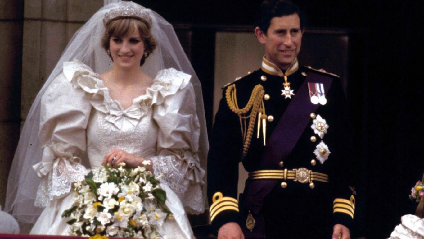 Prinzessin der Herzen: 1981 gaben sich Diana und Prinz Charles in London das Jawort.