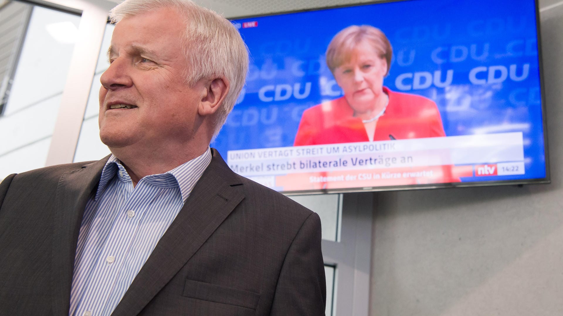 Innenminister Seehofer in München: Zerrüttetes Verhältnis zu Kanzlerin Merkel.