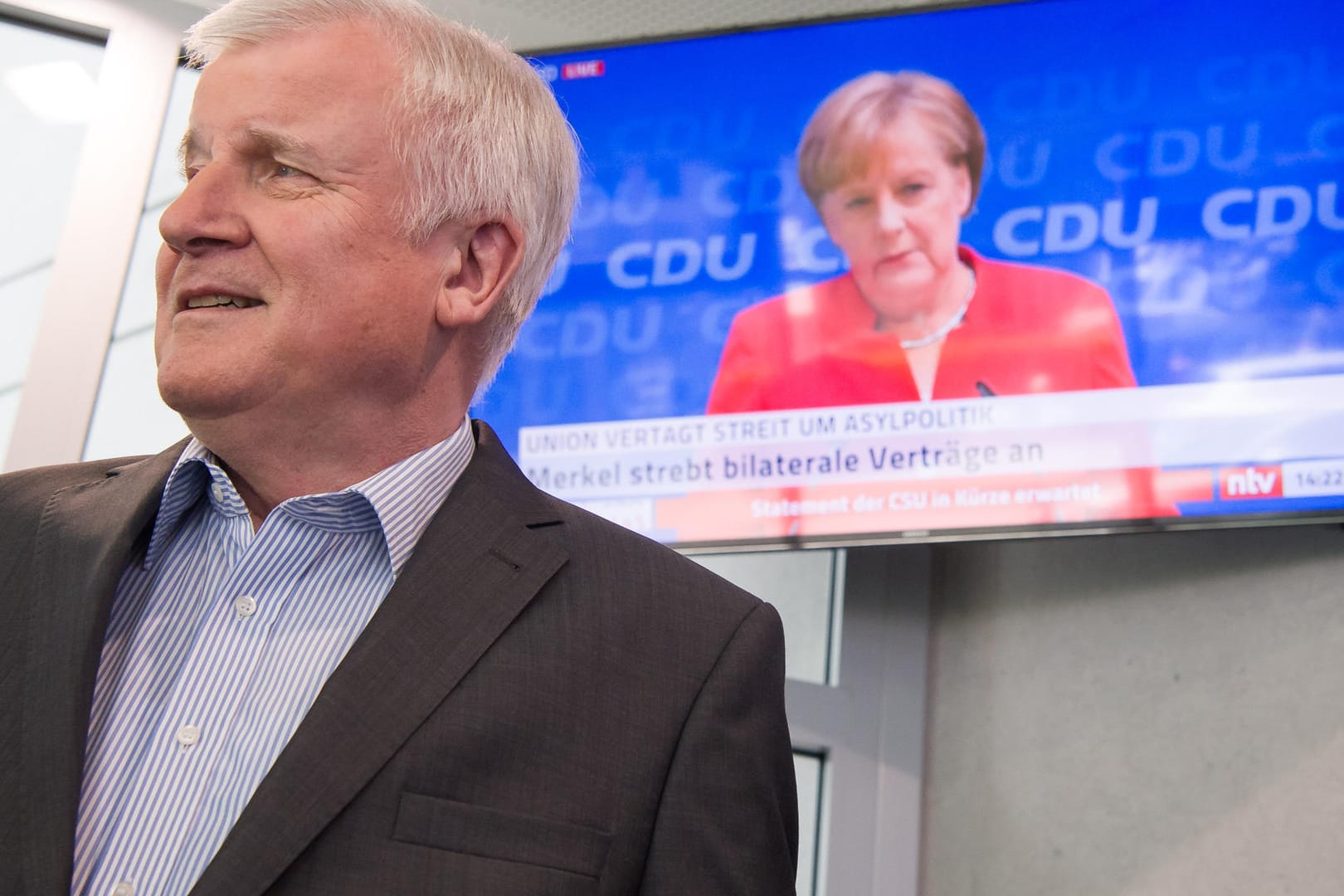 Innenminister Seehofer in München: Zerrüttetes Verhältnis zu Kanzlerin Merkel.