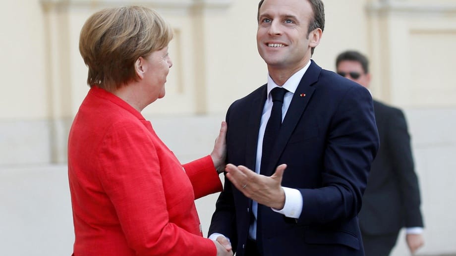 Angela Merkel und Emmanuel Macron.