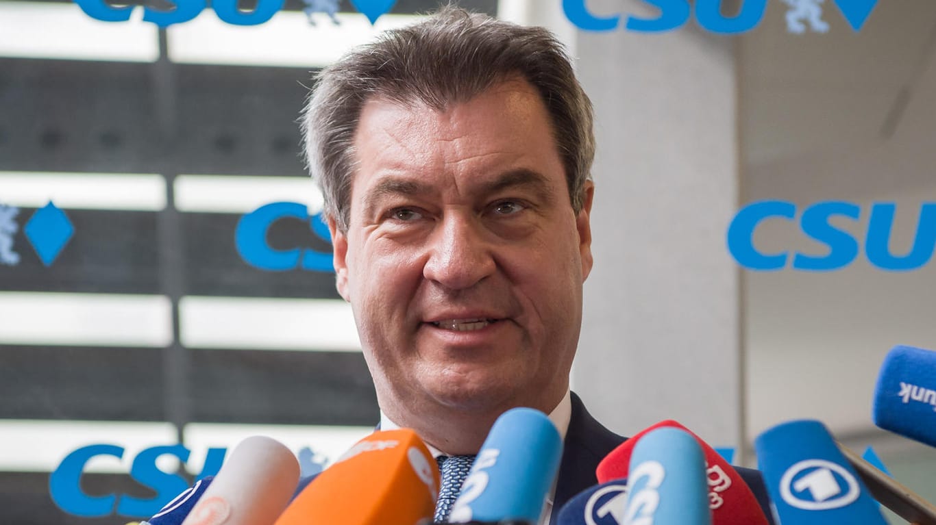 Markus Söder (CSU): Der Ministerpräsident von Bayern zeigt sich skeptisch hinsichtlich einer europäischen Lösung der Asylfrage.