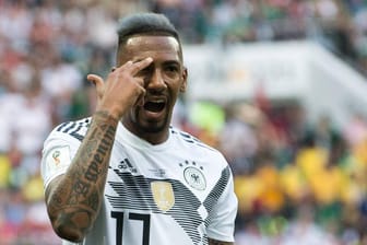 Angefressen: Jérôme Boateng kämpfte sich gegen Mexiko im ersten Spiel nach seiner Verletzungspause durch – trotzdem verlor die Nationalmannschaft mit 0:1.