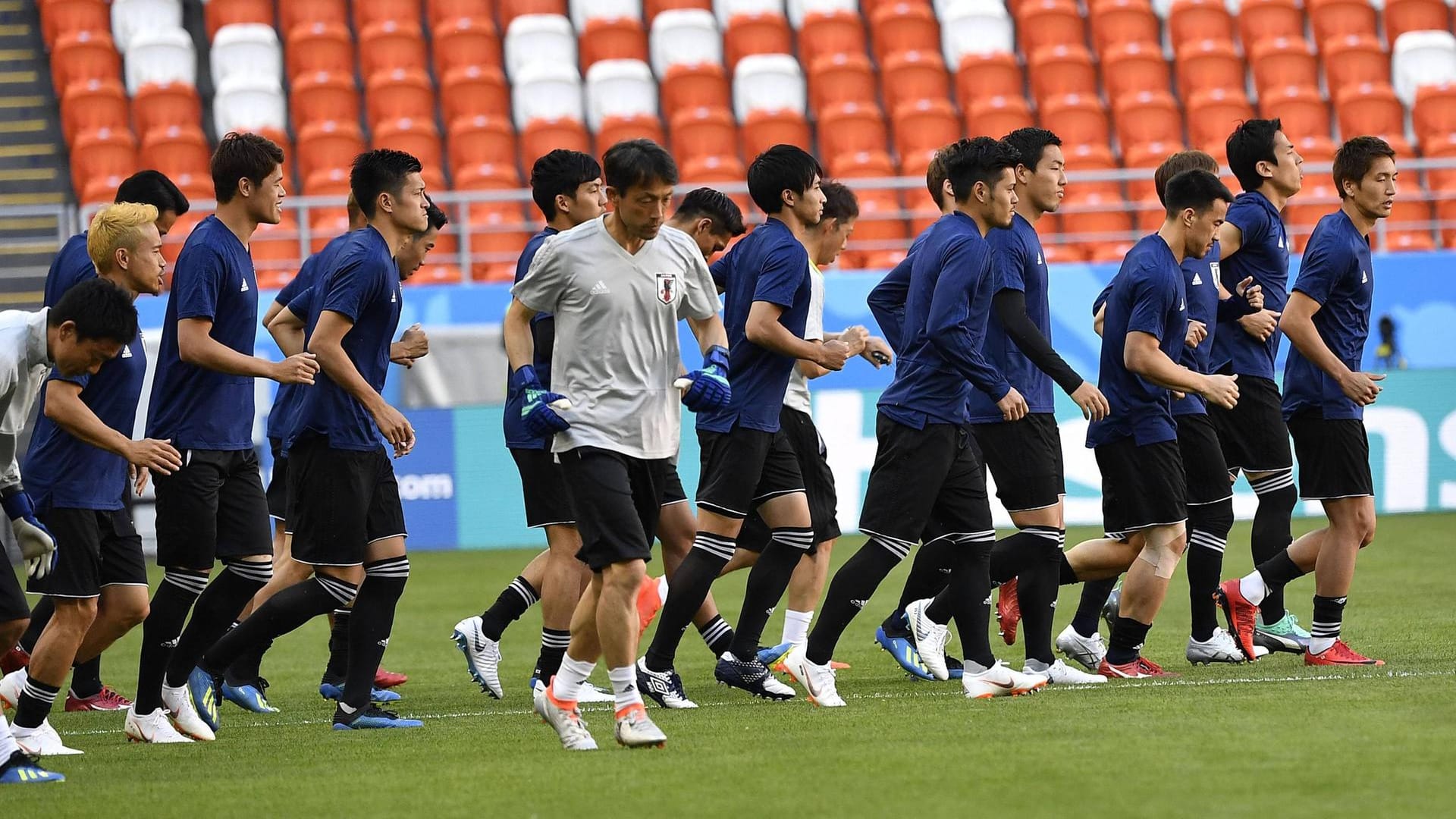 Die japanische Nationalmannschaft lebt vom Kollektiv. Wirkliche Stars gibt es nicht.