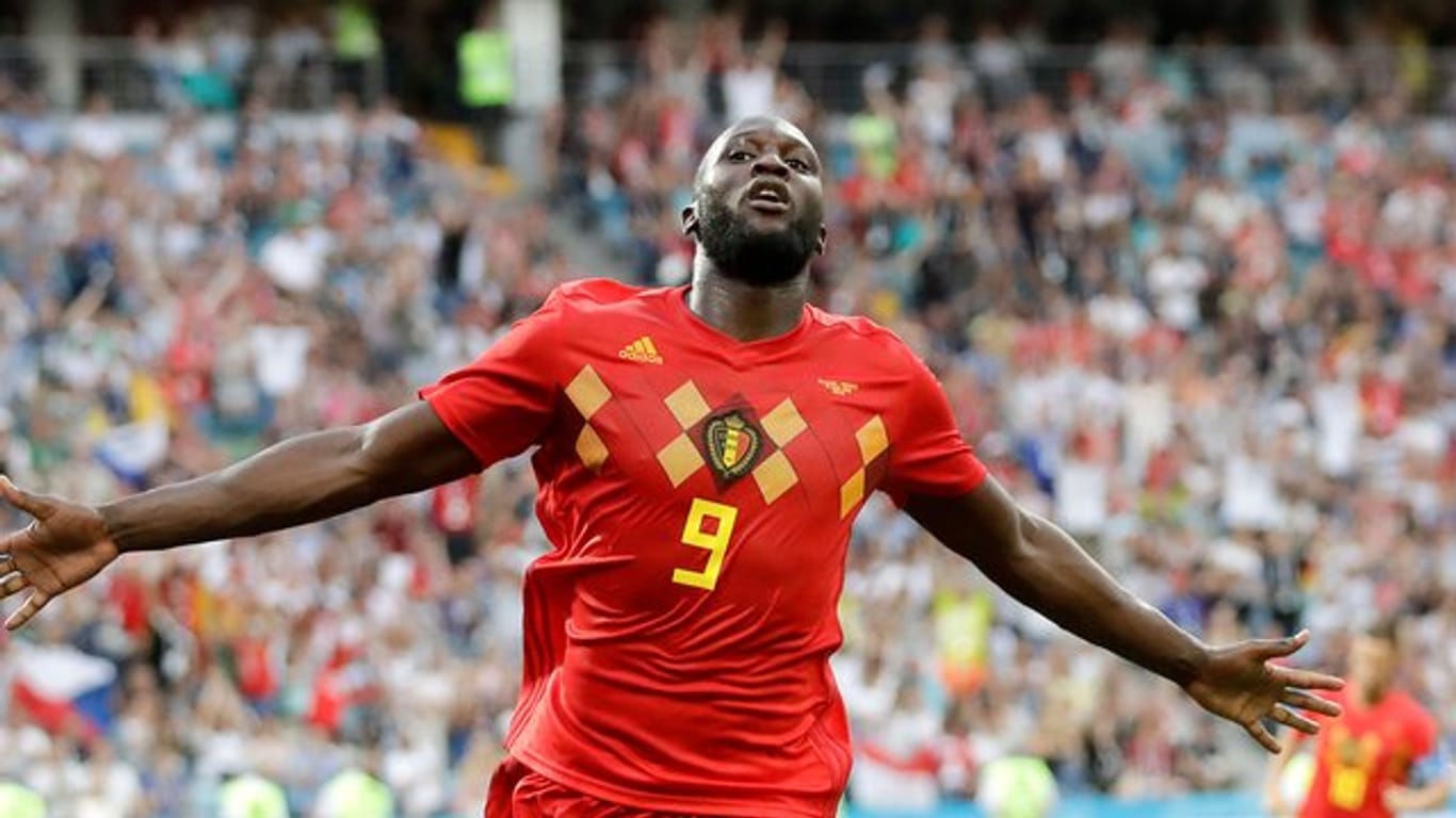 Belgiens Romelu Lukaku freut sich über seinen Treffer zum 3:0 gegen Panama.