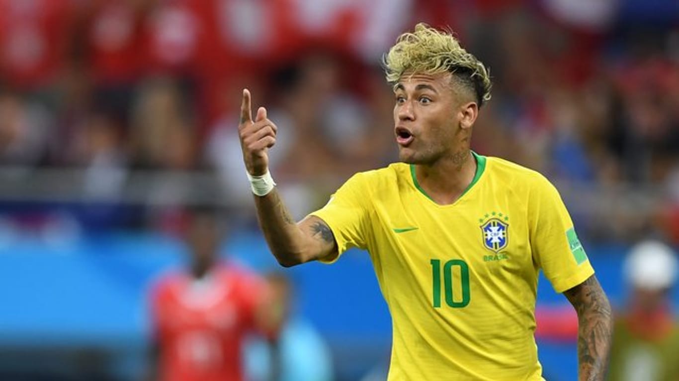 Neymar sorgte mit seiner Frisur zum WM-Auftakt vorallem in den Sozialen Medien für Belustigung.