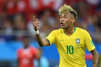 Neymar sorgte mit seiner Frisur zum WM-Auftakt vorallem in den Sozialen Medien für Belustigung.
