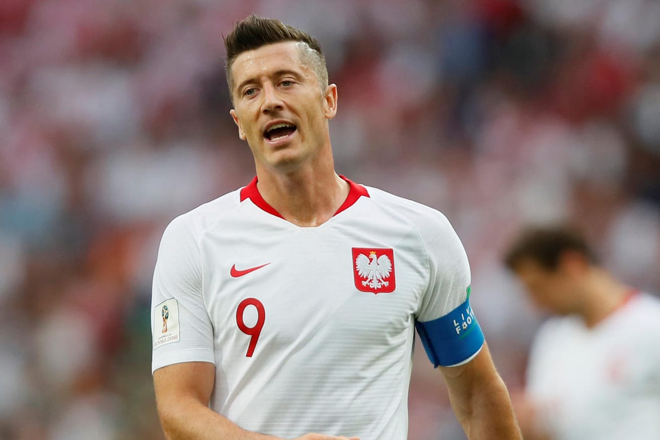 Enttäuscht: Polen-Kapitän Robert Lewandowski konnte dem Spiel nicht seinen Stempel aufdrücken.