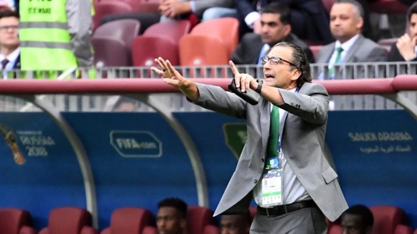 Juan Antonio Pizzi ist der Coach der Mannschaft Saudi-Arabiens.