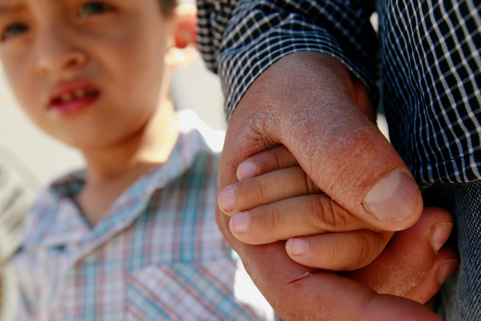 Ein Kind aus Salvador an der mexikanischen Grenze: Die US-Politik scheint die Praxis der Familientrennungen an der Grenze ändern zu wollen.