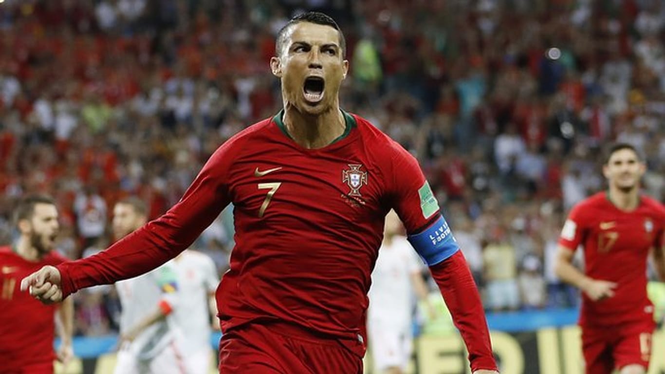Portugals Superstar Cristiano Ronaldo will auch gegen Marokko jubeln.