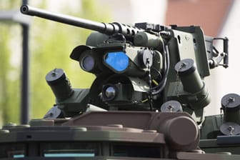 Waffenturm eines "Boxer" von Rheinmetall: 2017 hat die Bundesregierung Waffenexporte in Höhe von 6,24 Mlliarden Euro genehmigt.