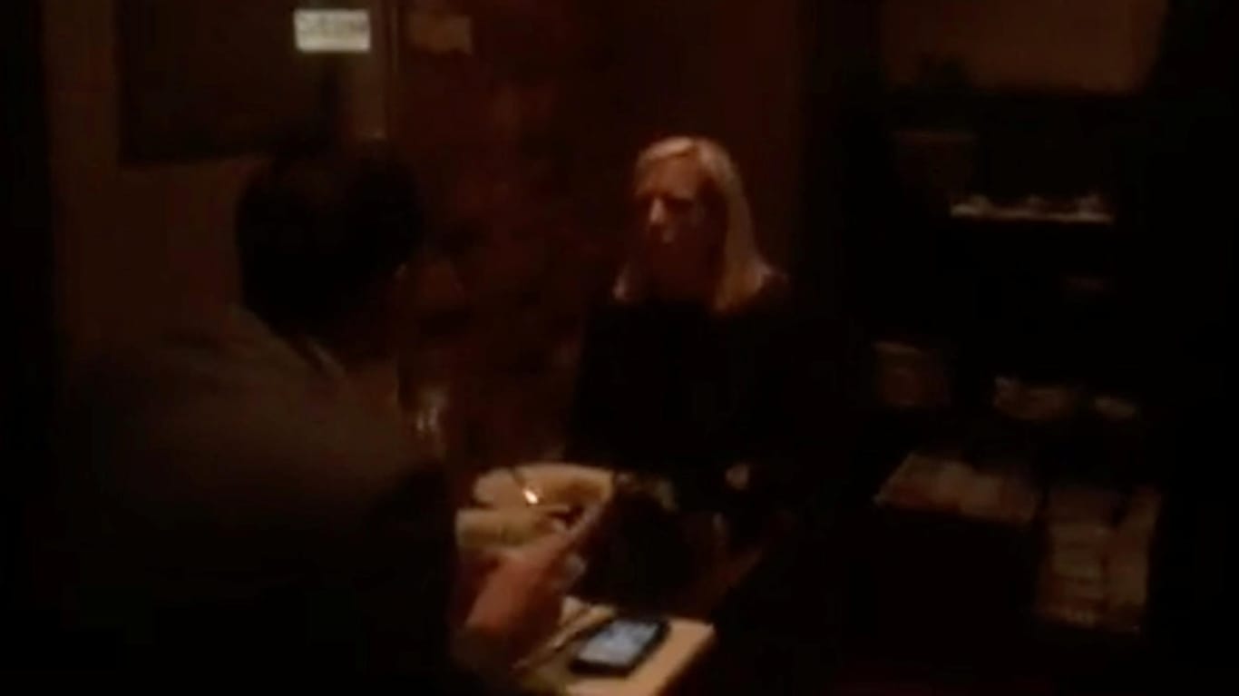 US-Heimatschutzministerin Kirstjen Nielsen in einem mexikanischen Restaurant in Washington: "Wenn Kinder nicht in Frieden essen, werden Sie nicht in Frieden essen."