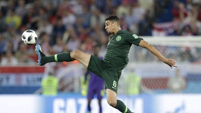 Für Nigeria bei der WM im Einsatz: Ex-Bundesliga-Profi Leon Balogun. Für Nigeria bei der WM im Einsatz: Ex-Bundesliga-Profi Leon Balogun.