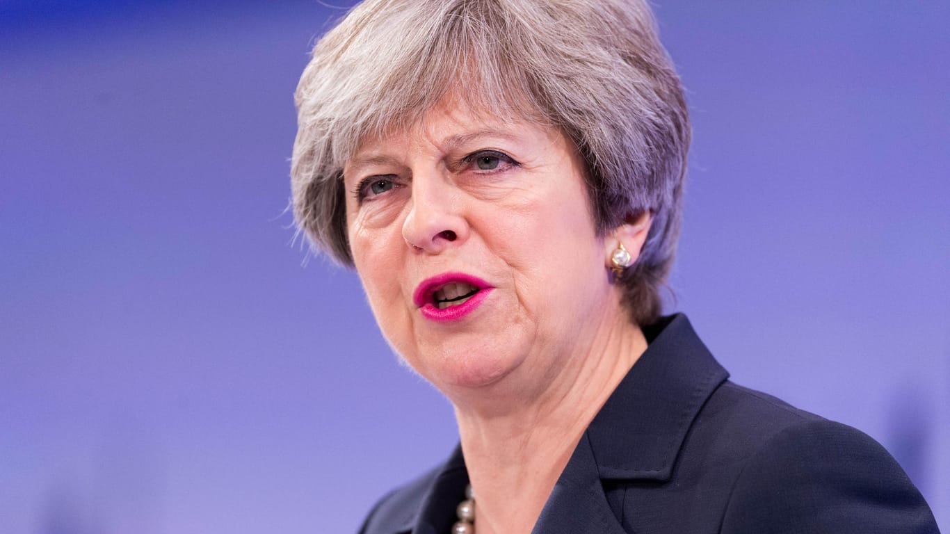 Theresa May: Die Britische Premierministerin hat im Unterhaus nur eine knappe Mehrheit.