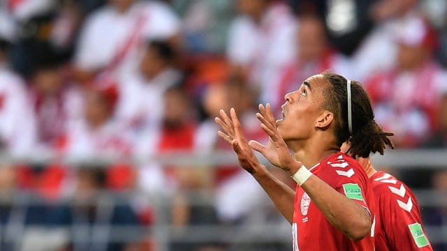 Leipziger WM-Torschütze: Dänemarks Yussuf Poulsen.