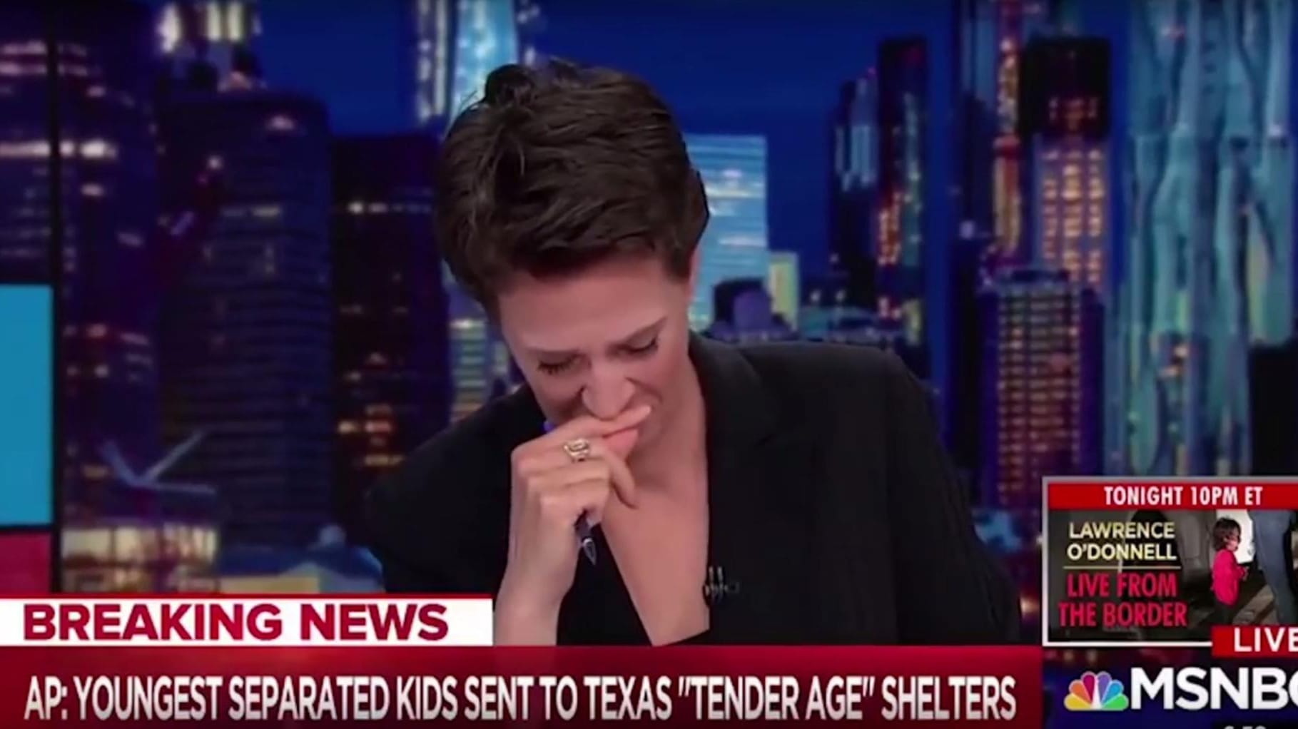 MSNBC-Journalistin Rachel Maddow: "Die Trump-Regierung hat Babys und kleine Kinder..."