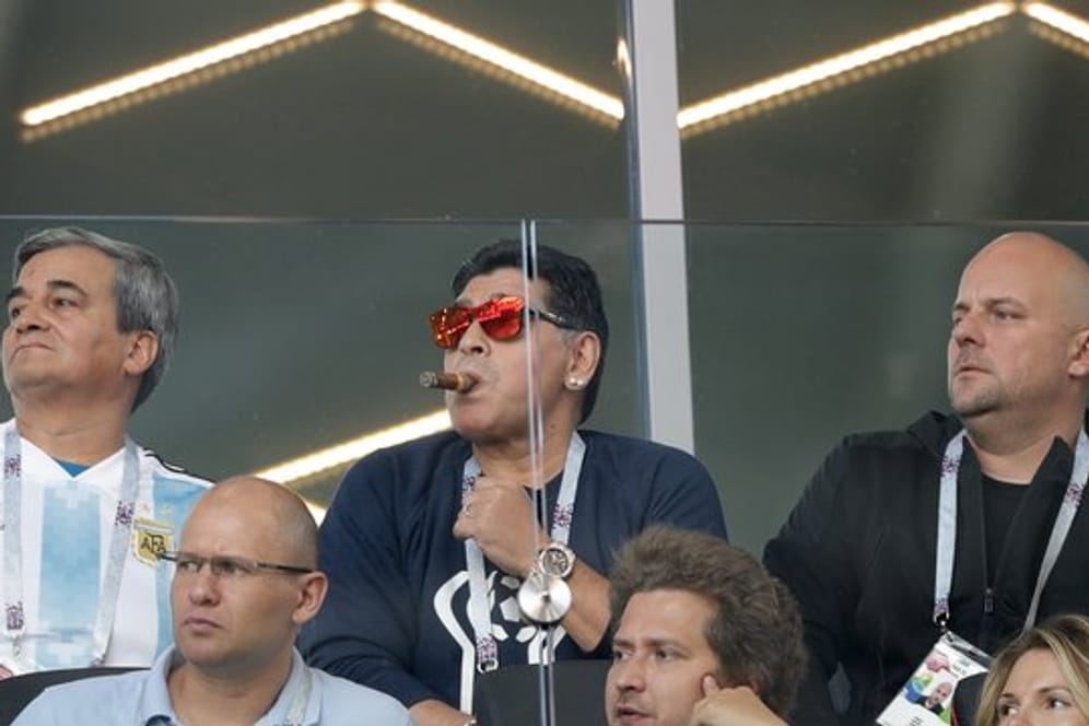 Diego Maradona hat sich nun die Kolumbianer vorgenommen.