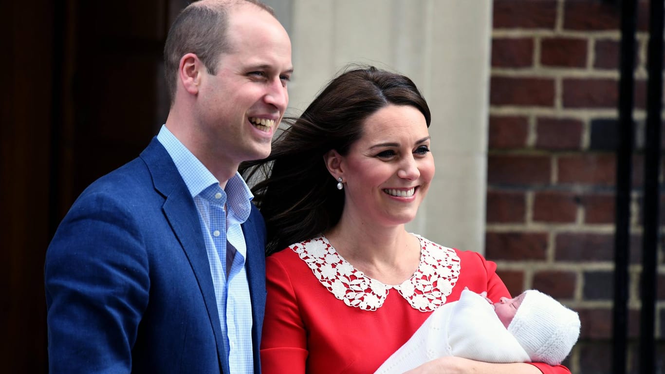 Ein großer Tag für Prinz Louis: Prinz William und Herzogin Kate haben das Tauf-Datum bekannt gegeben.