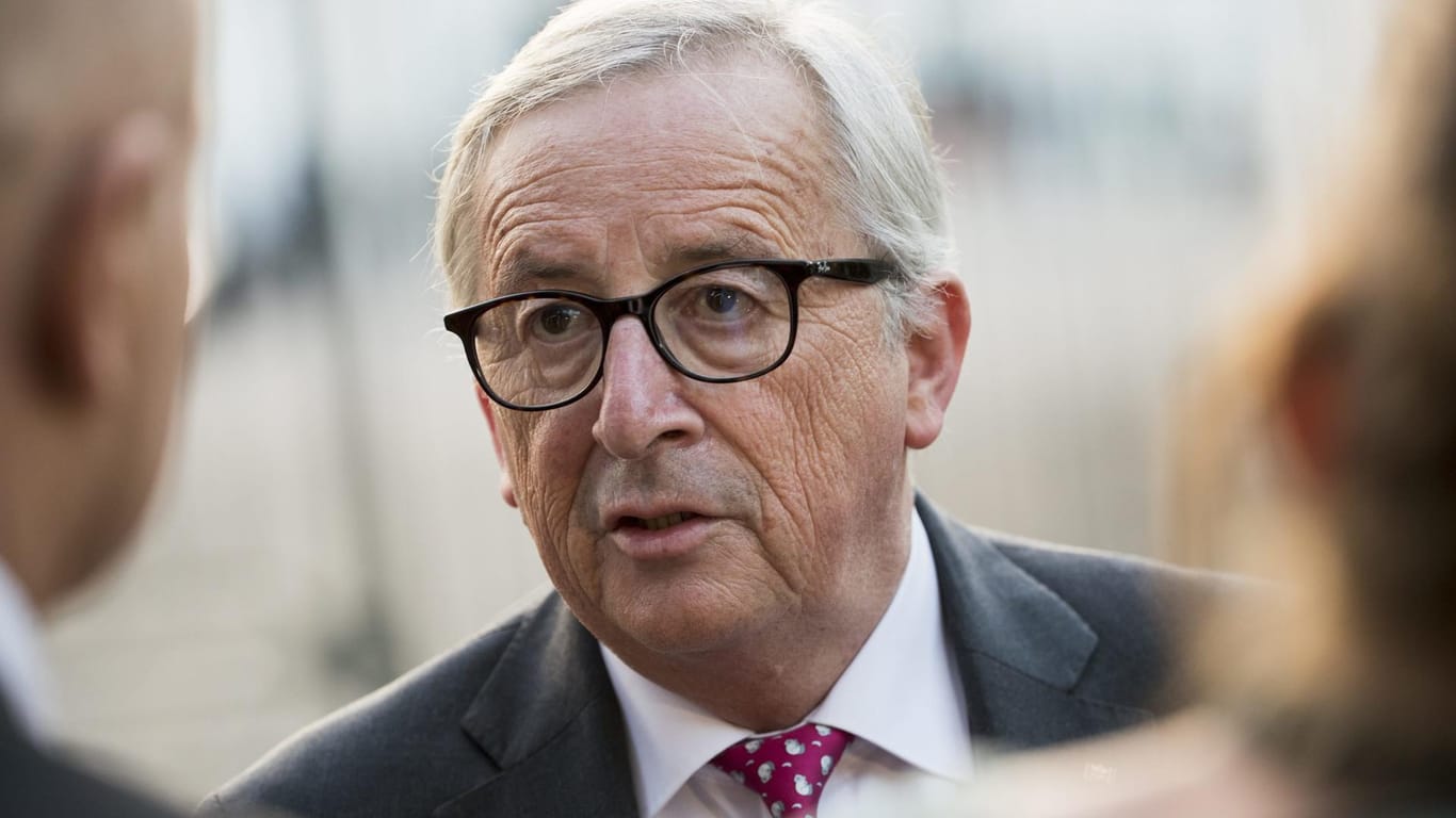 EU-Kommissionspräsident Jean-Claude Juncker: Die angekündigten Strafzölle gegen die USA treten am Freitag in Kraft.