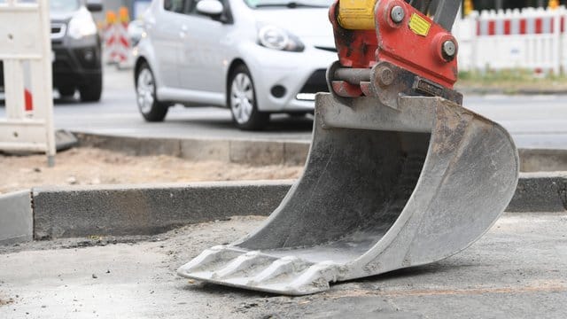 Baustelle in Frankfurt am Main