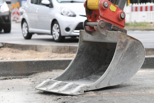 Baustelle in Frankfurt am Main