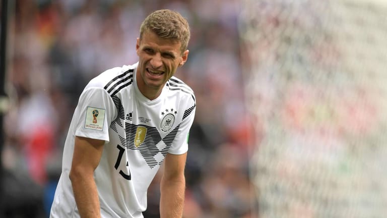 Thomas Müller: Gegen Mexiko ist er der schwächste deutsche Offensivspieler gewesen.