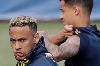 Neymar trainierte wieder mit der brasilianischen Nationalmannschaft.