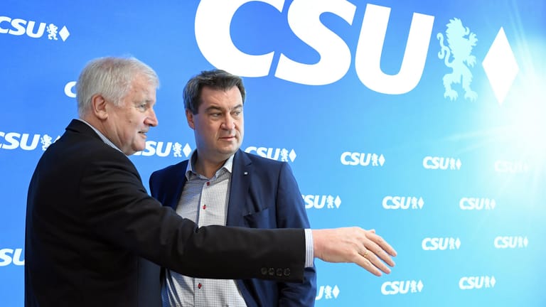 CSU-Chef und Bundesinnenminister Seehofer und der bayerische Ministerpräsident Markus Söder: Was wollen sie – und wollen sie dasselbe?