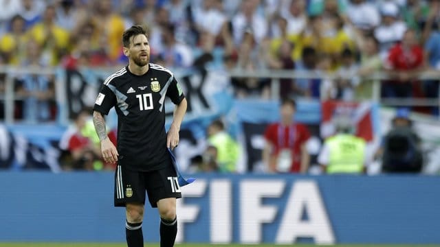 Auf Argentiniens Stürmer Lionel Messi liegt der Druck einer ganzen Nation.