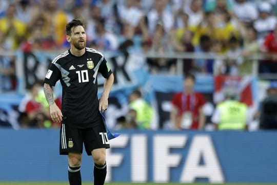 Auf Argentiniens Stürmer Lionel Messi liegt der Druck einer ganzen Nation.