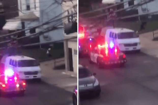 Pittsburgh in Pennsylvania: Ein Video, das auf sozialen Netzwerken kursierte, zeigt, wie die Polizei Schüsse abfeuert.